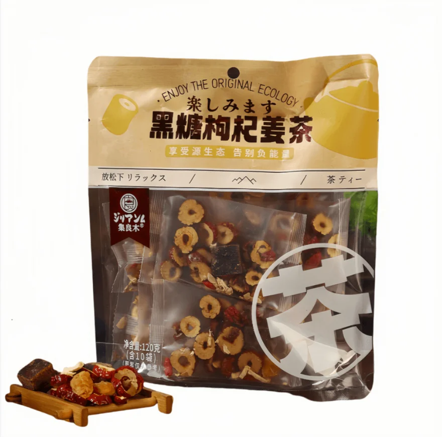 集良木黑糖枸杞姜茶120g