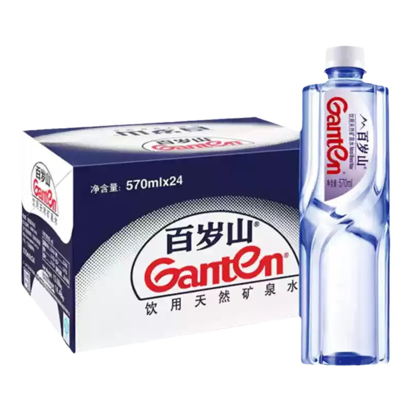 百岁山饮用天然矿泉水570ml*24
