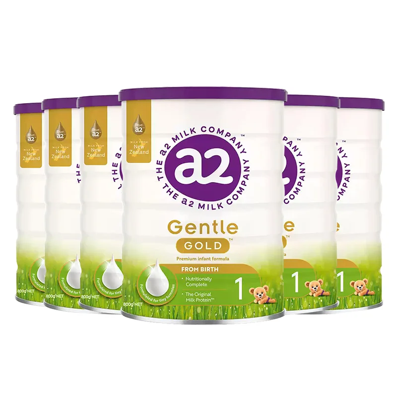 【排单发货】【新西兰顺丰直邮】a2金装Gentle Gold幼儿配方奶粉1段 800g 6罐 (0-6个月) 保质期2027年12月