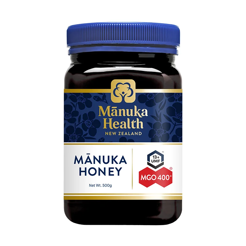 【两瓶装】【顺丰国际包邮】【因天气原因液体侧漏无法理赔】Manuka Health 蜜纽康 MGO400+（UMF13+）麦卢卡蜂蜜500g 2瓶 保质期2029.9