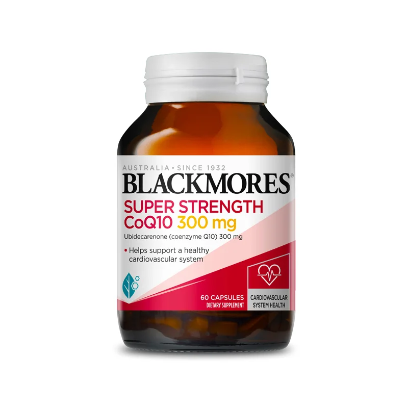 【胶囊因天气原因融化不理赔】Blackmores 澳佳宝 护心高含量辅酶Q10 300mg 60粒 保质期2028.9