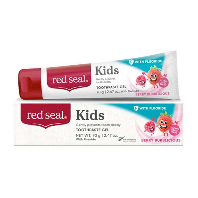 Red Seal 红印 儿童含氟牙膏 70g 浆果泡泡糖味 保质期2028.10