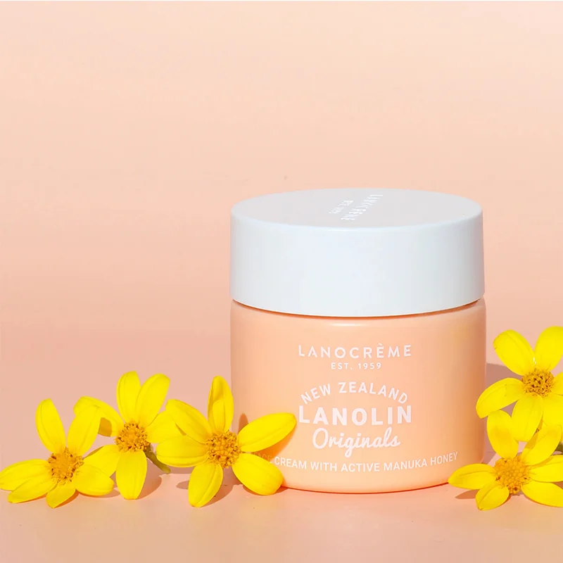 Lanocreme 兰侬绵羊油保湿补水滋润面霜  麦卢卡蜂蜜面霜100g  适合多种肤质 保质期：2028.01