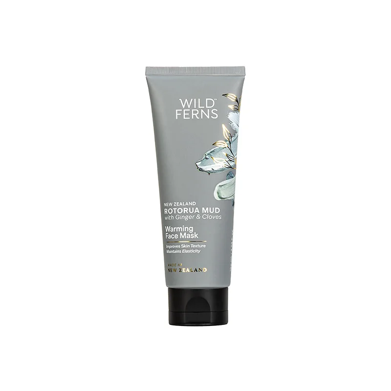 Wild Ferns 帕氏罗托鲁瓦泥浆暖脸生姜面膜100ml 保质期2029.4