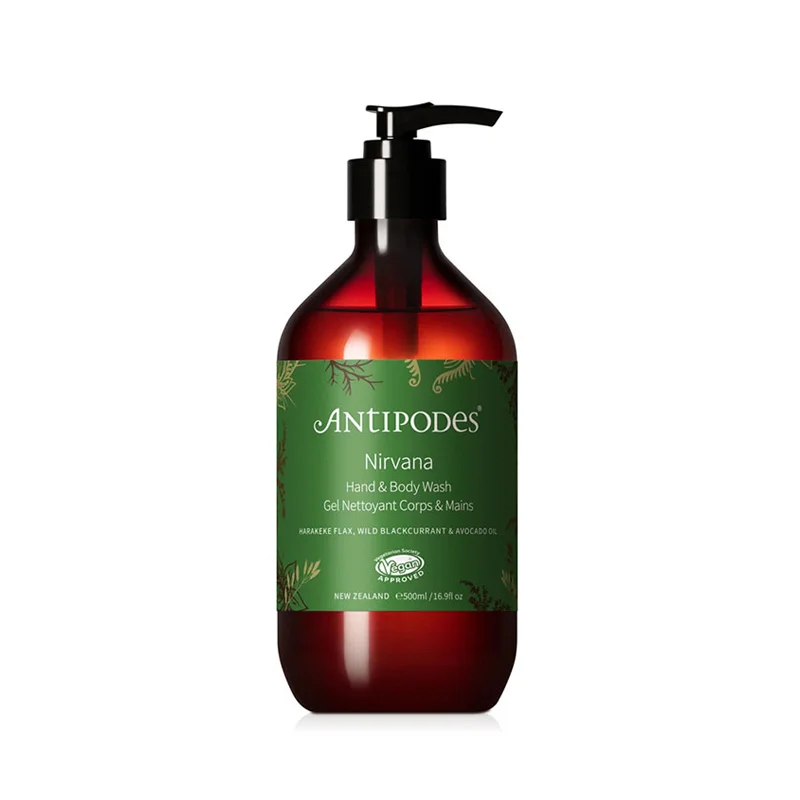 【Antipodes全系列买三送茉莉舒缓面霜15ml】Antipodes  Nirvana 安蒂碧斯 洗手沐浴露500ml 保质期2027.1