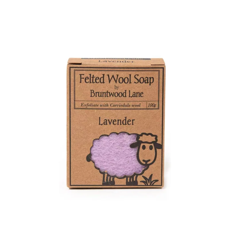 【秒杀】新西兰Bruntwood Lane Lavender羊毛毡羊毛皂100g   薰衣草