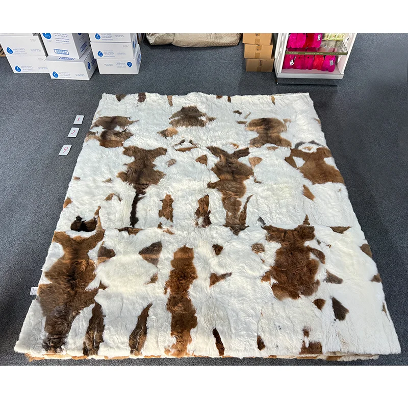 【包邮】【特价款联系客服看花色】新西兰特价驼羊毯 180*200cm  