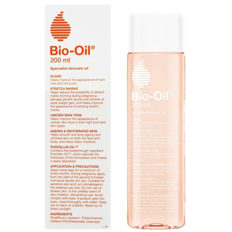 【因天气原因液体侧漏无法理赔】Bio oil 百洛油祛妊辰纹疤痕万能生物油妊娠油 200ml  保质期2027.3