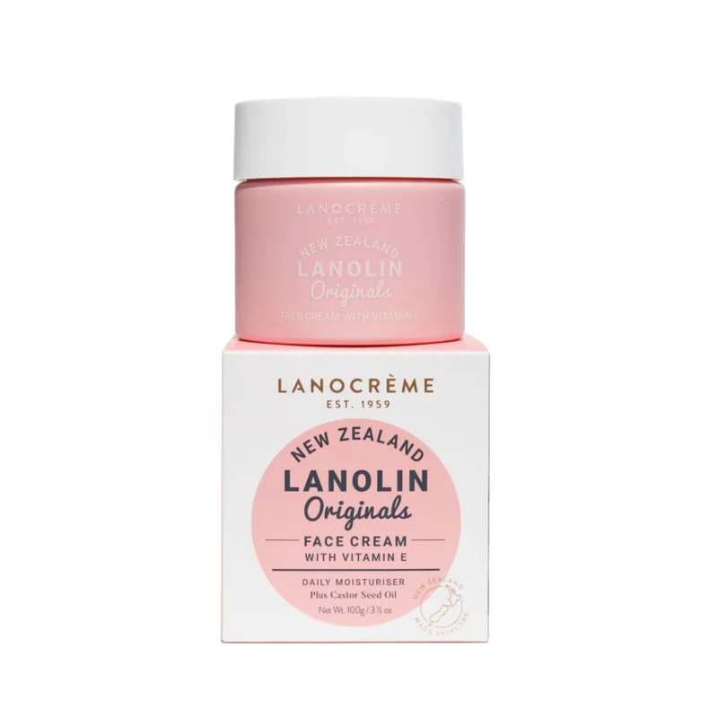 Lanocreme 兰侬绵羊油保湿补水滋润面霜  经典维生素E保湿面霜100g  适合所有肤质 保质期：2028.06