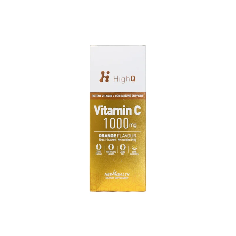 HighQ 新一代 0 糖 0 钠 健康维 C 冲 饮 vc美白 10g*14包 保质期2028.5