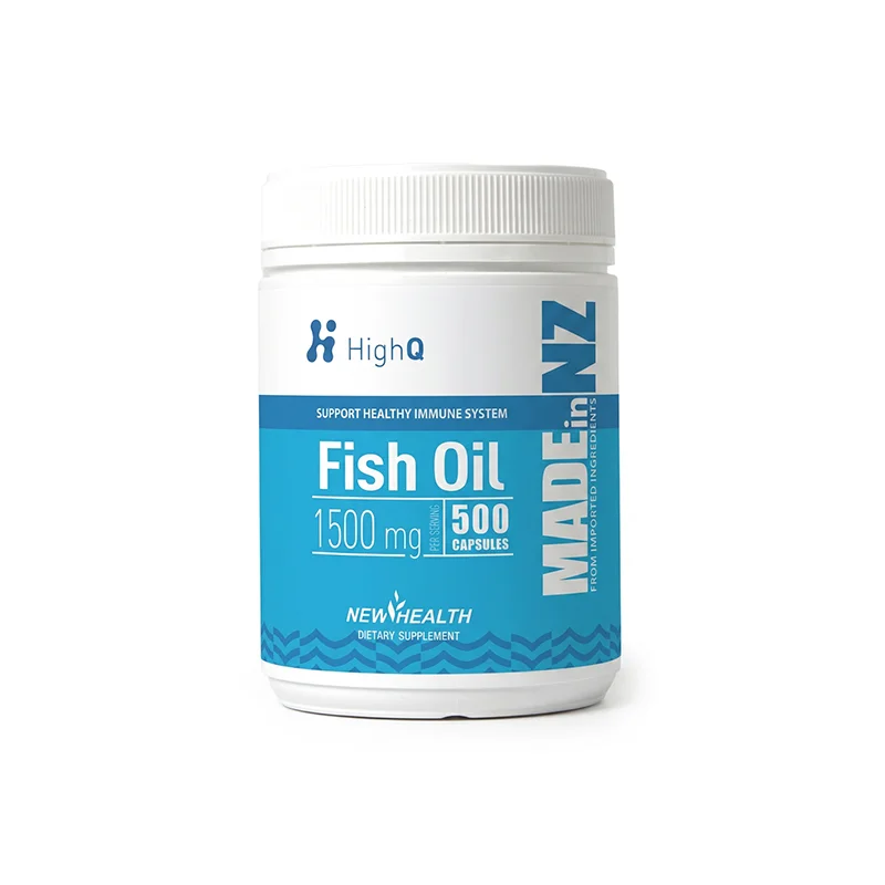 HighQ 鱼油1500mg 500粒 保质期2029.5