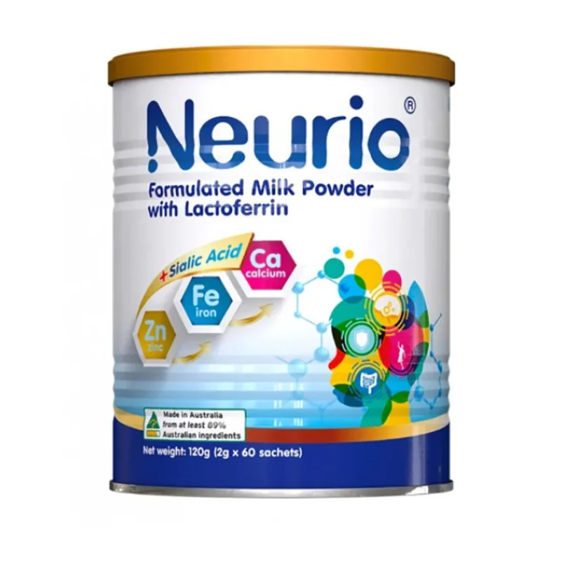 【拍3瓶送10+蜂蜜（此为单瓶链接）】Neurio纽瑞优乳铁蛋白粉 智慧版 全年龄段适用 120g (2g×60袋)  保质期2027.10