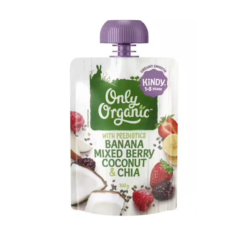 【超市采购】Only Organic 1-5岁儿童果泥/水果酸奶 100g（口味随机）保质期2027.2左右