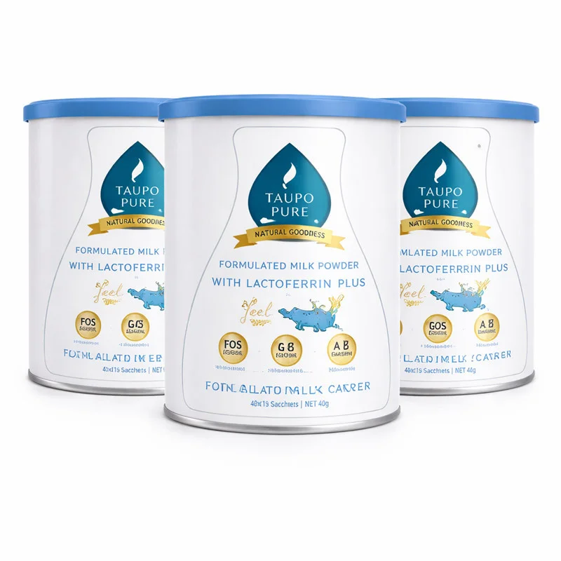 【新西兰顺丰快线】【3罐*2箱(买五送一)】Taupo Pure 特贝优a2乳铁蛋白 1g*40袋 保质期2028.2