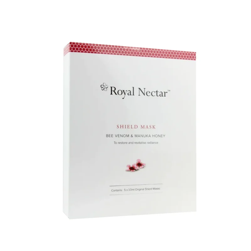 【秒杀】【蜂毒系列买三送蜂胶唇膏】Royal Nectar 皇家蜂毒 花蜜蜂毒逆龄水光贴片面膜 深层补水 5片*10ml/盒 保质期:2028.2