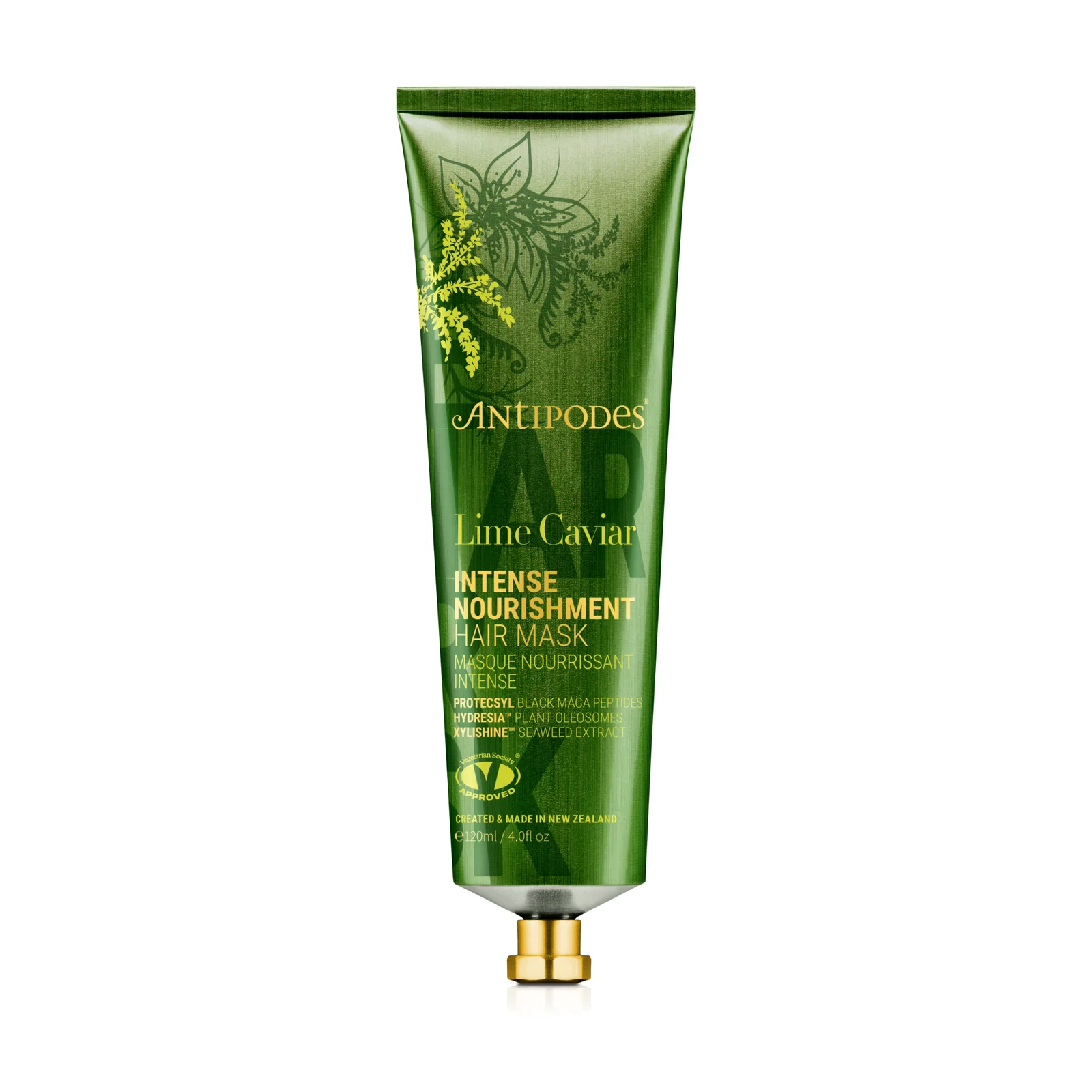 【Antipodes全系列买三送茉莉舒缓面霜15ml】Antipodes 安蒂碧斯 青柠鱼子酱深层滋养洗发水发膜 120ml 保质期2028.9