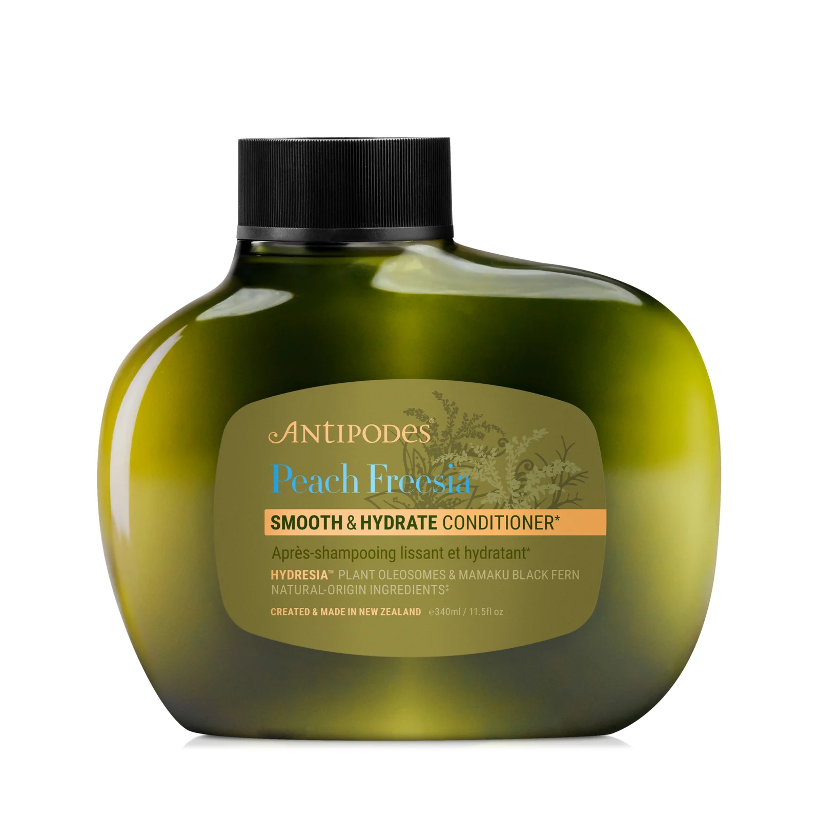 【Antipodes全系列买三送茉莉舒缓面霜15ml】Antipodes 安蒂碧斯 桃子小苍兰 保湿顺滑 专业级天然护发素340ml 保质期2028.12