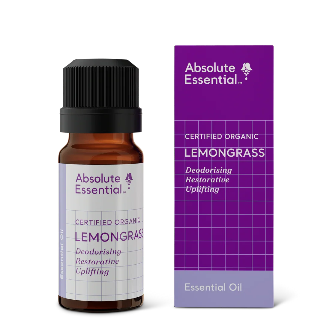 【AE系列买二送10ml玫瑰身体油】Absolute Essential 新西兰AE有机柠檬草香茅精油10ml  保质期2032.4