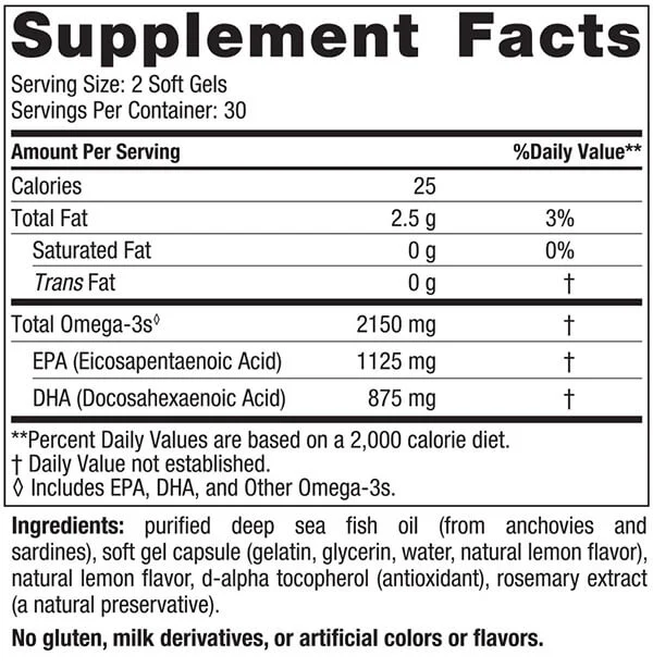Nordic Naturals Ultimate Omega 2X 60 Softgels - Supplements.co.nz