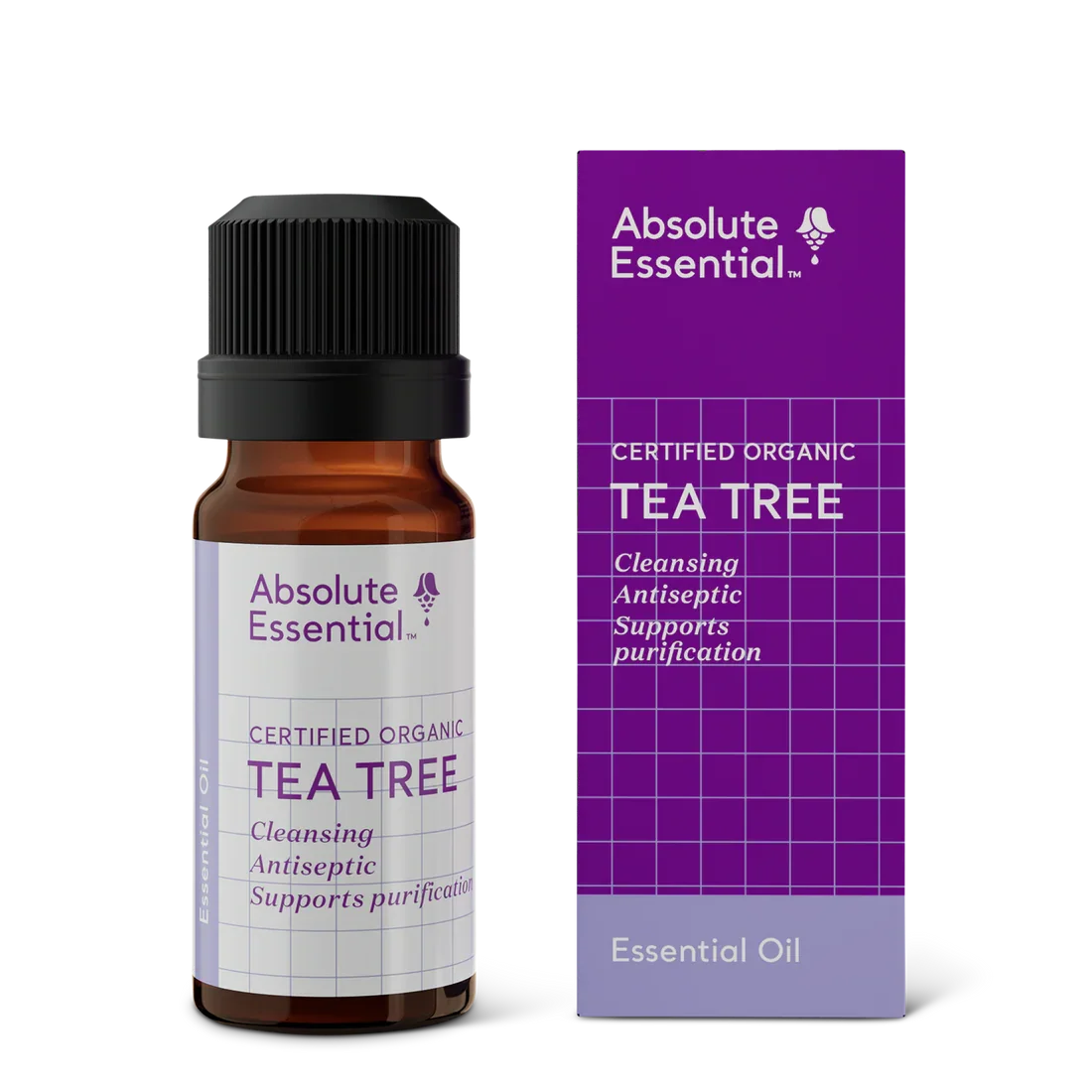 【AE系列买二送10ml玫瑰身体油】Absolute Essential 新西兰AE有机茶树精油10ml  保质期2032.1