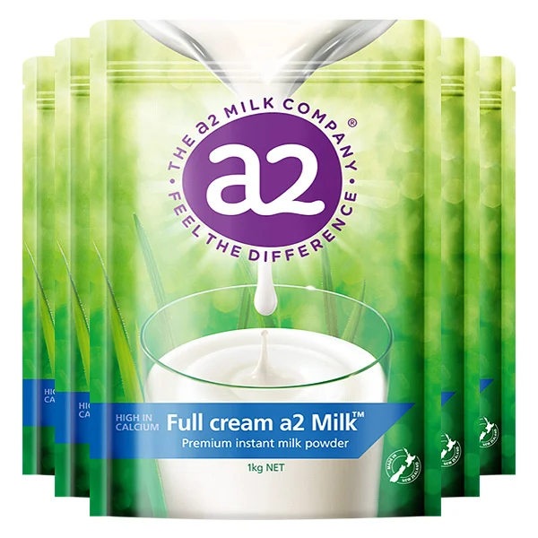 【排单发货】【a2白金 新西兰顺丰直邮】【6袋】A2 成人奶粉 全脂高钙奶粉  6袋 保质期：2027.8左右