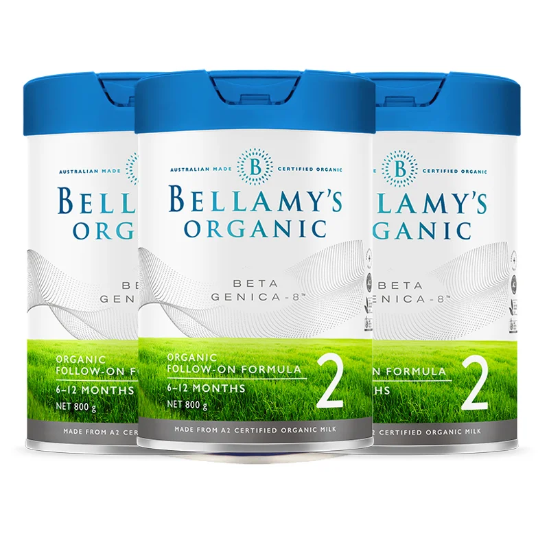 【Bellamy澳洲直邮】【3罐】Bellamy 贝拉米白金2段（6-12个月）3罐 保质期2027.4左右