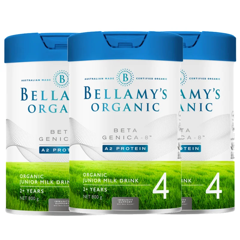 【Bellamy澳洲直邮】【3罐】Bellamy 贝拉米白金4段（2岁以上） 3罐 保质期2026.10左右