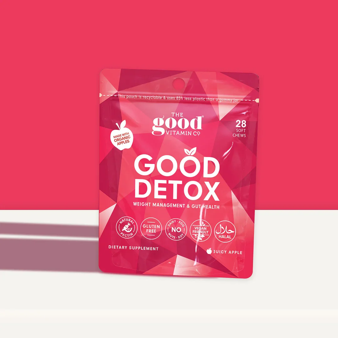 【软糖因自然因素融化不理赔】The Good Vitamin CO Detox 苹果醋排毒减脂软糖28粒装 控制食欲 保质期2028.12