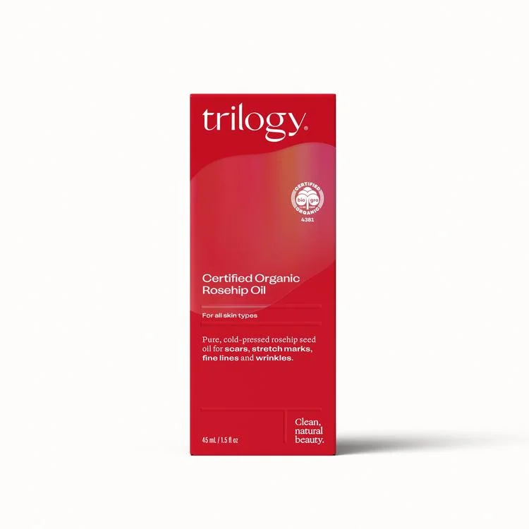 【因天气原因液体侧漏无法理赔】Trilogy  趣乐活有机玫瑰果油45ml 精油保湿祛痘印 保质期2028.5