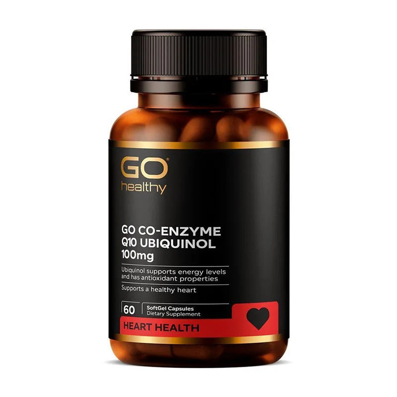 【因天气原因液体侧漏无法理赔】Go Healthy 高之源 泛醇还原型辅酶q10 100ml 60粒 保质期2029.2