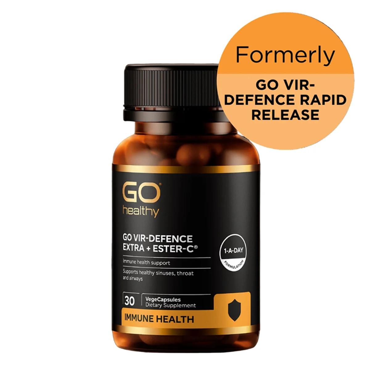 【（此为单瓶链接）拍2瓶送1瓶 实发3瓶】【秒杀】GO Healthy Vir-Defence Extra + Ester-C® 高之源 强效免疫防御补剂 + 酯化VC维生素C维C 30粒 保质期2027.7