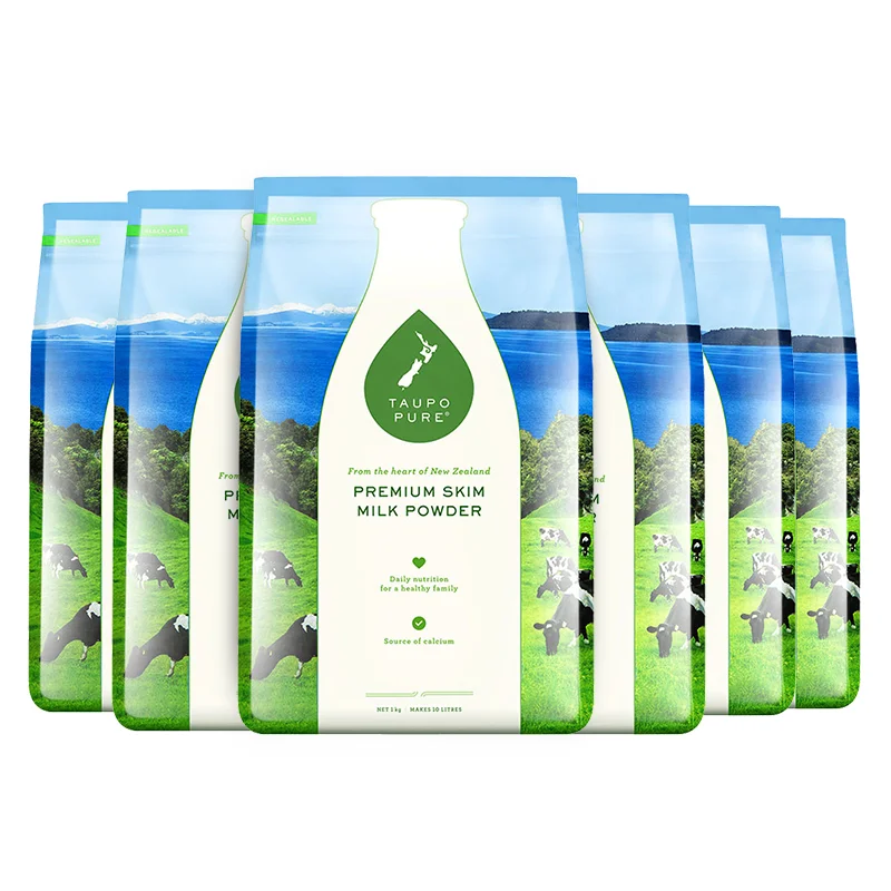 【新西兰直邮】【顺丰快线】Taupo Pure 特贝优脱脂高钙奶粉 1kg 6袋装 保质期:2028.2左右